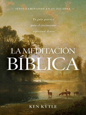 cover image of La meditación bíblica